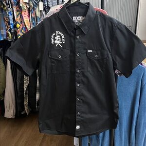 DIXXON “Suicidal Tendencies” Black Workforce Short Sleeve Casual Shirt